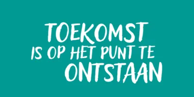 Spreuk van Pameijer Toekomst is op het punt te ontstaan